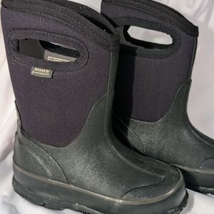 Bogs Kids Black Waterproof Boots